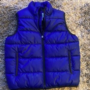 Blue Old Navy puffer jacket youth small